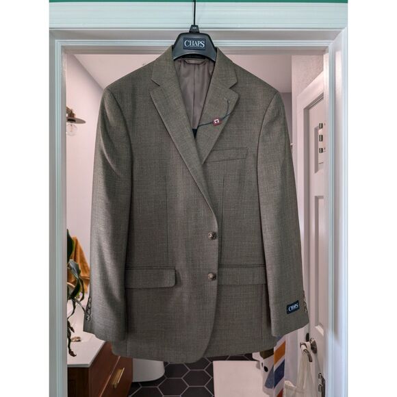 *NWT* Chaps Ralph Lauren Tan Sport Coat 40R - Picture 1 of 3
